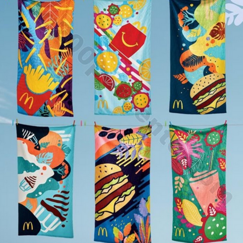 McDonalds beach towels